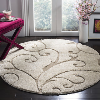 Safavieh Shag SG455 Cream/Beige Area Rug 