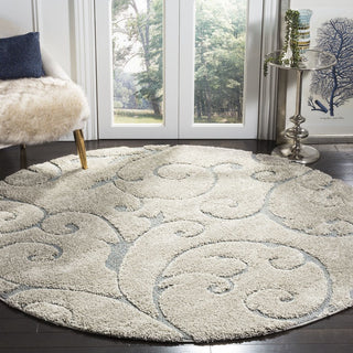 Safavieh Shag SG455 Cream/Light Blue Area Rug Lifestyle Image