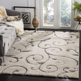 Safavieh Shag SG455 Cream/Light Blue Area Rug  Feature