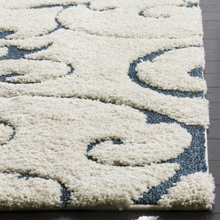 Safavieh Shag SG455 Cream/Blue Area Rug 