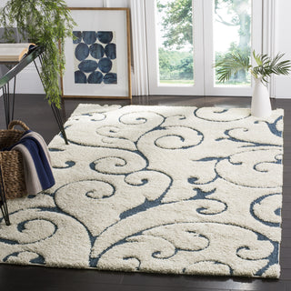 Safavieh Shag SG455 Cream/Blue Area Rug  Feature