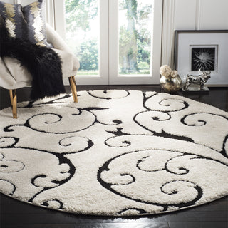 Safavieh Shag SG455 Ivory/Black Area Rug 