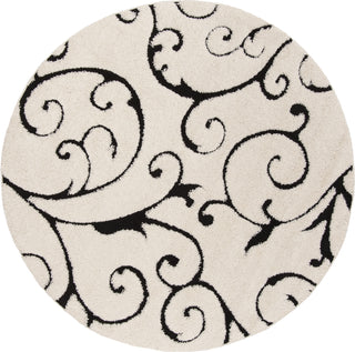 Safavieh Shag SG455 Ivory/Black Area Rug 