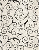 Safavieh Shag SG455 Ivory/Black Area Rug 