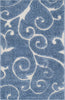 Safavieh Shag SG455 Light Blue/Cream Area Rug main image
