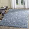 Safavieh Shag SG455 Light Blue/Cream Area Rug  Feature