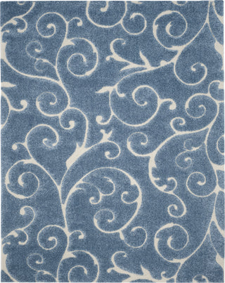 Safavieh Shag SG455 Light Blue/Cream Area Rug 