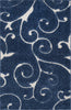Safavieh Shag SG455 Dark Blue/Cream Area Rug main image