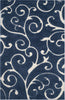 Safavieh Shag SG455 Dark Blue/Cream Area Rug 