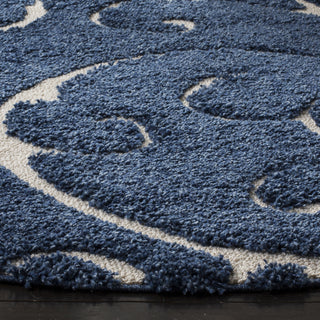 Safavieh Shag SG455 Dark Blue/Cream Area Rug 