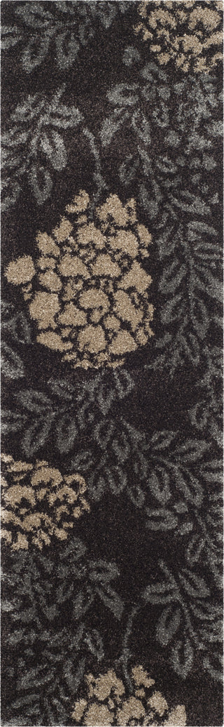 Safavieh Shag SG456 Dark Brown/Grey Area Rug 