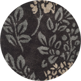 Safavieh Shag SG456 Dark Brown/Grey Area Rug 