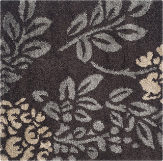 Safavieh Shag SG456 Dark Brown/Grey Area Rug 