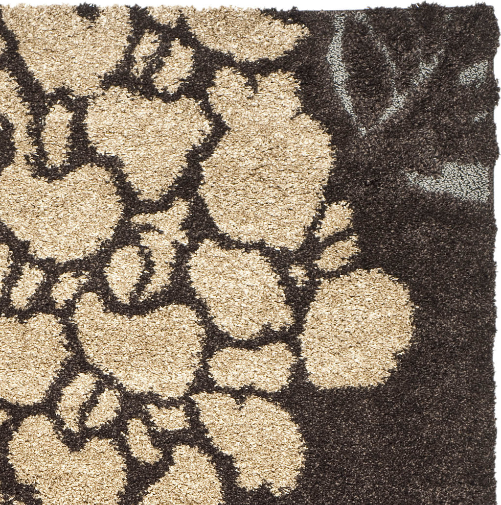 Safavieh Shag SG456 Dark Brown/Grey Area Rug – Incredible Rugs and Decor