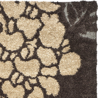 Safavieh Shag SG456 Dark Brown/Grey Area Rug 