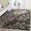 Safavieh Shag SG456 Dark Brown/Grey Area Rug 