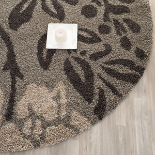 Safavieh Shag SG456 Smoke/Dark Brown Area Rug 