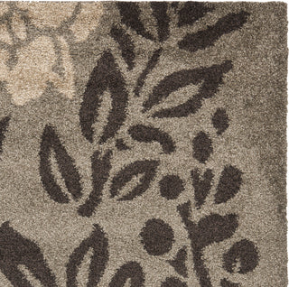 Safavieh Shag SG456 Smoke/Dark Brown Area Rug 