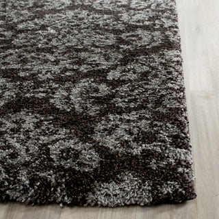 Safavieh Shag SG460 Dark Brown/Smoke Area Rug 