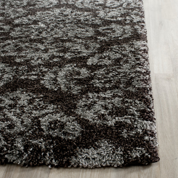 Safavieh Shag SG460 Dark Brown/Smoke Area Rug – Incredible Rugs and Decor