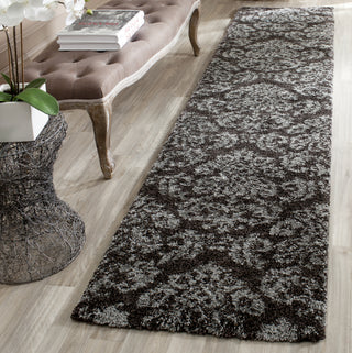 Safavieh Shag SG460 Dark Brown/Smoke Area Rug  Feature