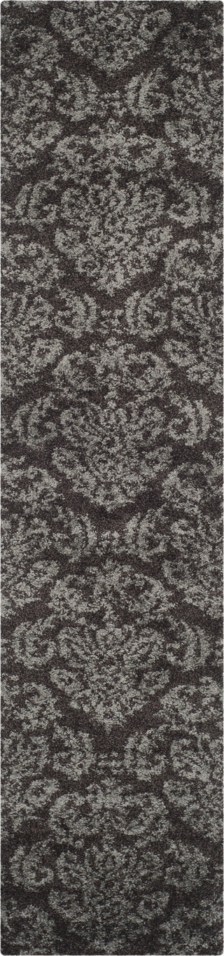 Safavieh Shag SG460 Dark Brown/Smoke Area Rug 