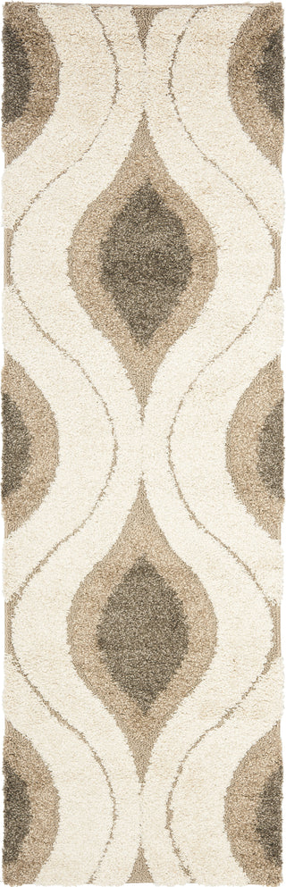 Safavieh Shag SG461 Cream/Smoke Area Rug 