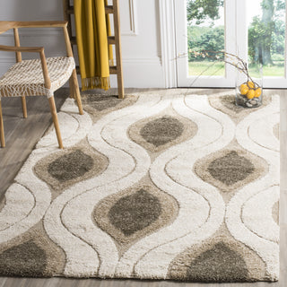 Safavieh Shag SG461 Cream/Smoke Area Rug 