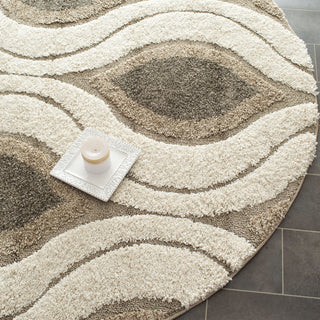 Safavieh Shag SG461 Cream/Smoke Area Rug 