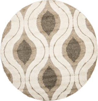 Safavieh Shag SG461 Cream/Smoke Area Rug 