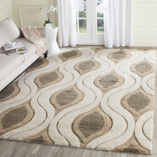 Safavieh Shag SG461 Cream/Smoke Area Rug 