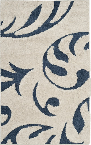 Safavieh Shag SG468 Cream/Blue Area Rug main image