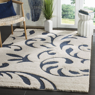 Safavieh Shag SG468 Cream/Blue Area Rug  Feature