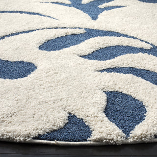 Safavieh Shag SG468 Cream/Blue Area Rug 