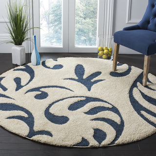 Safavieh Shag SG468 Cream/Blue Area Rug 