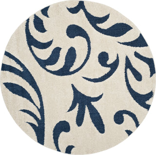 Safavieh Shag SG468 Cream/Blue Area Rug 