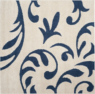 Safavieh Shag SG468 Cream/Blue Area Rug 