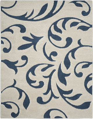 Safavieh Shag SG468 Cream/Blue Area Rug 