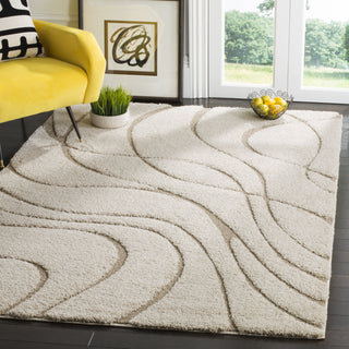 Safavieh Shag SG471 Cream/Beige Area Rug  Feature