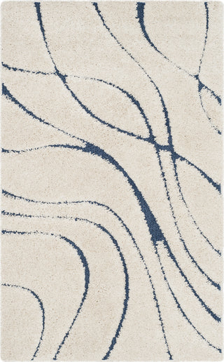 Safavieh Shag SG471 Cream/Blue Area Rug main image