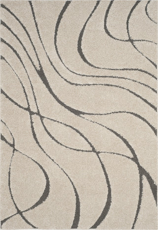 Safavieh Shag SG471 Cream/Grey Area Rug 