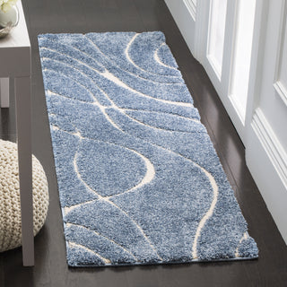 Safavieh Shag SG471 Light Blue/Cream Area Rug 