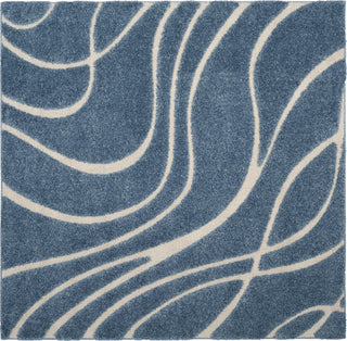 Safavieh Shag SG471 Light Blue/Cream Area Rug 