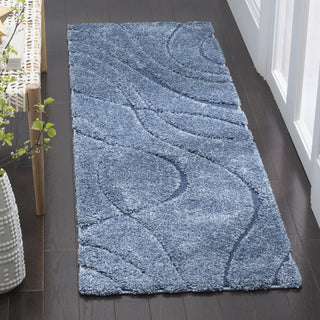 Safavieh Shag SG471 Light Blue/Blue Area Rug 