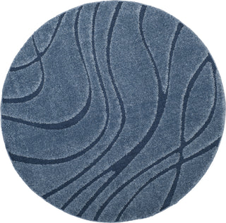 Safavieh Shag SG471 Light Blue/Blue Area Rug 