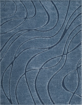 Safavieh Shag SG471 Light Blue/Blue Area Rug 