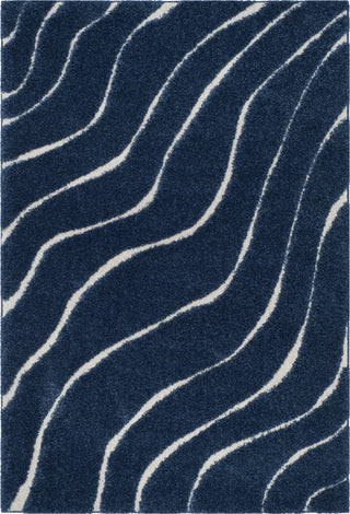 Safavieh Shag SG472 Dark Blue/Cream Area Rug main image