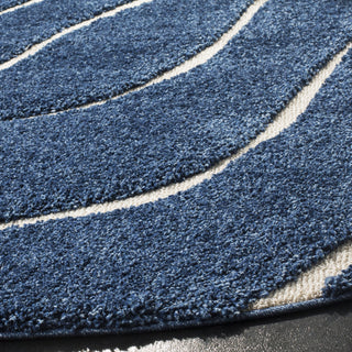 Safavieh Shag SG472 Dark Blue/Cream Area Rug 