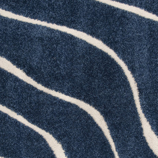 Safavieh Shag SG472 Dark Blue/Cream Area Rug 