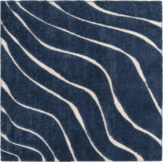 Safavieh Shag SG472 Dark Blue/Cream Area Rug 